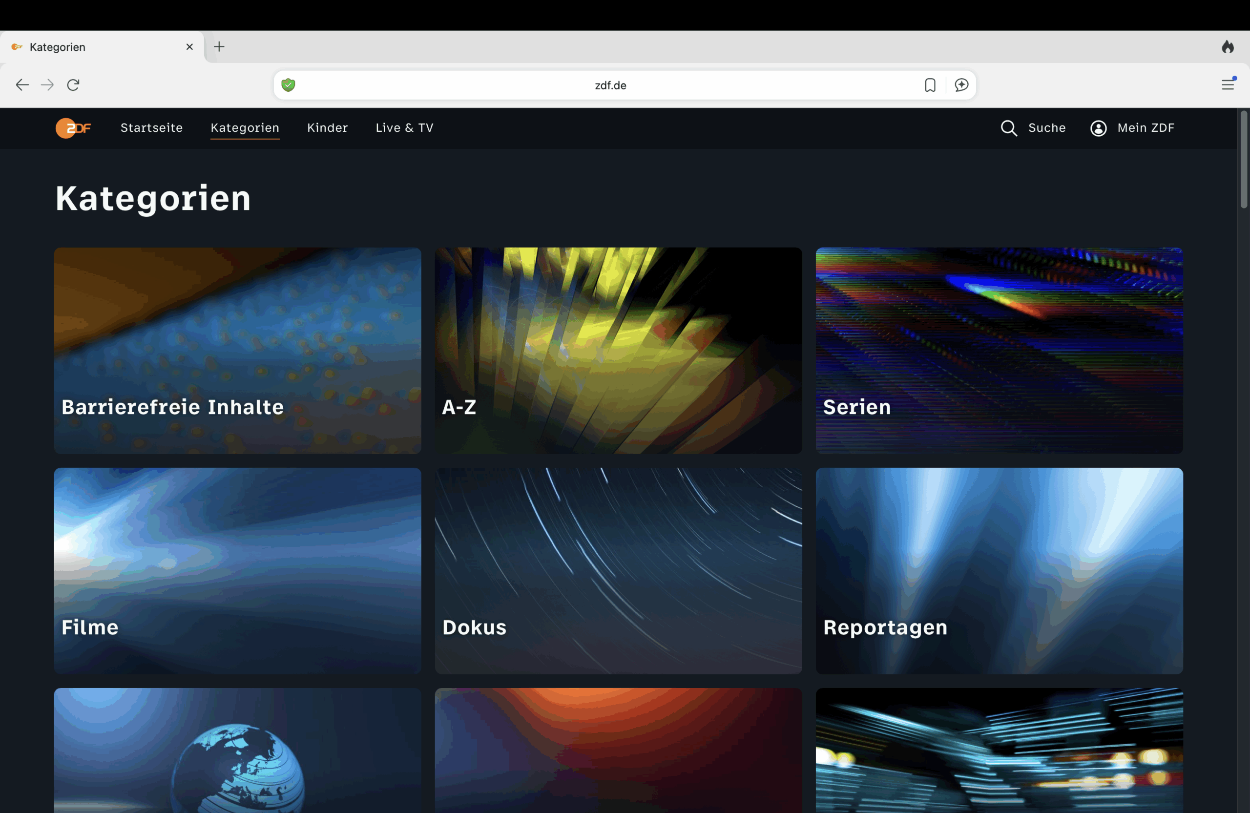 ZDF-Das Gesamtangebot